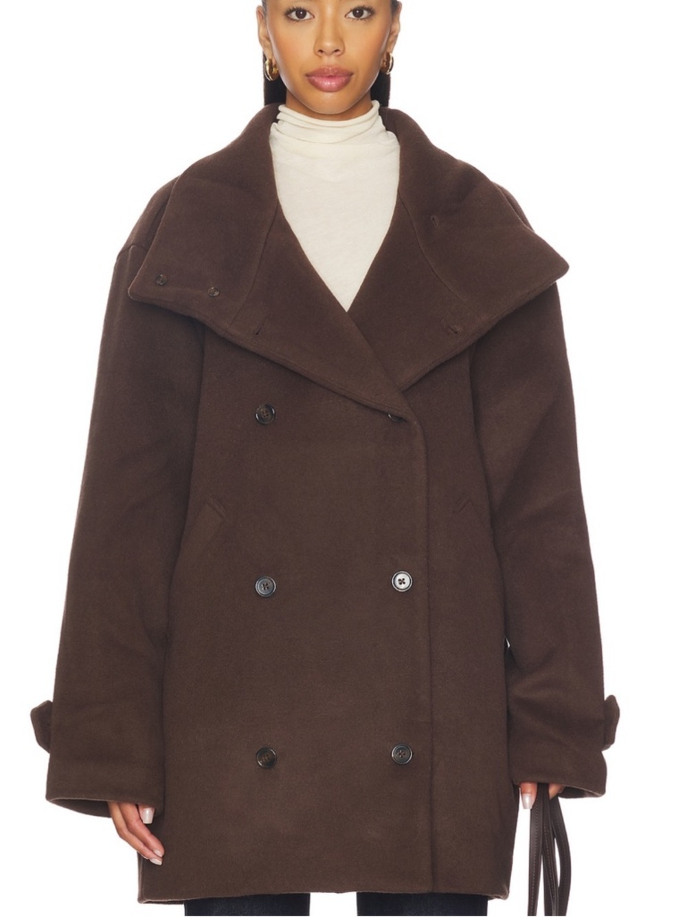 Lovers and Friends Rae Coat in Tan - Picture 2 of 9